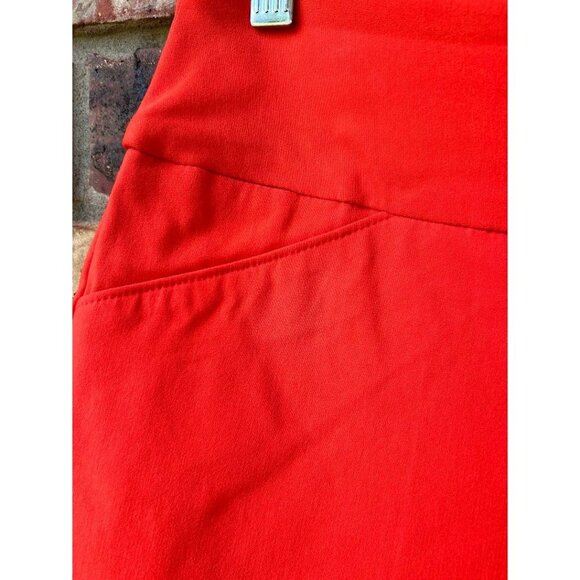 Versona Women's Red Orange Ankle Pants Size‎ 4 Modern - Picture 6 of 6